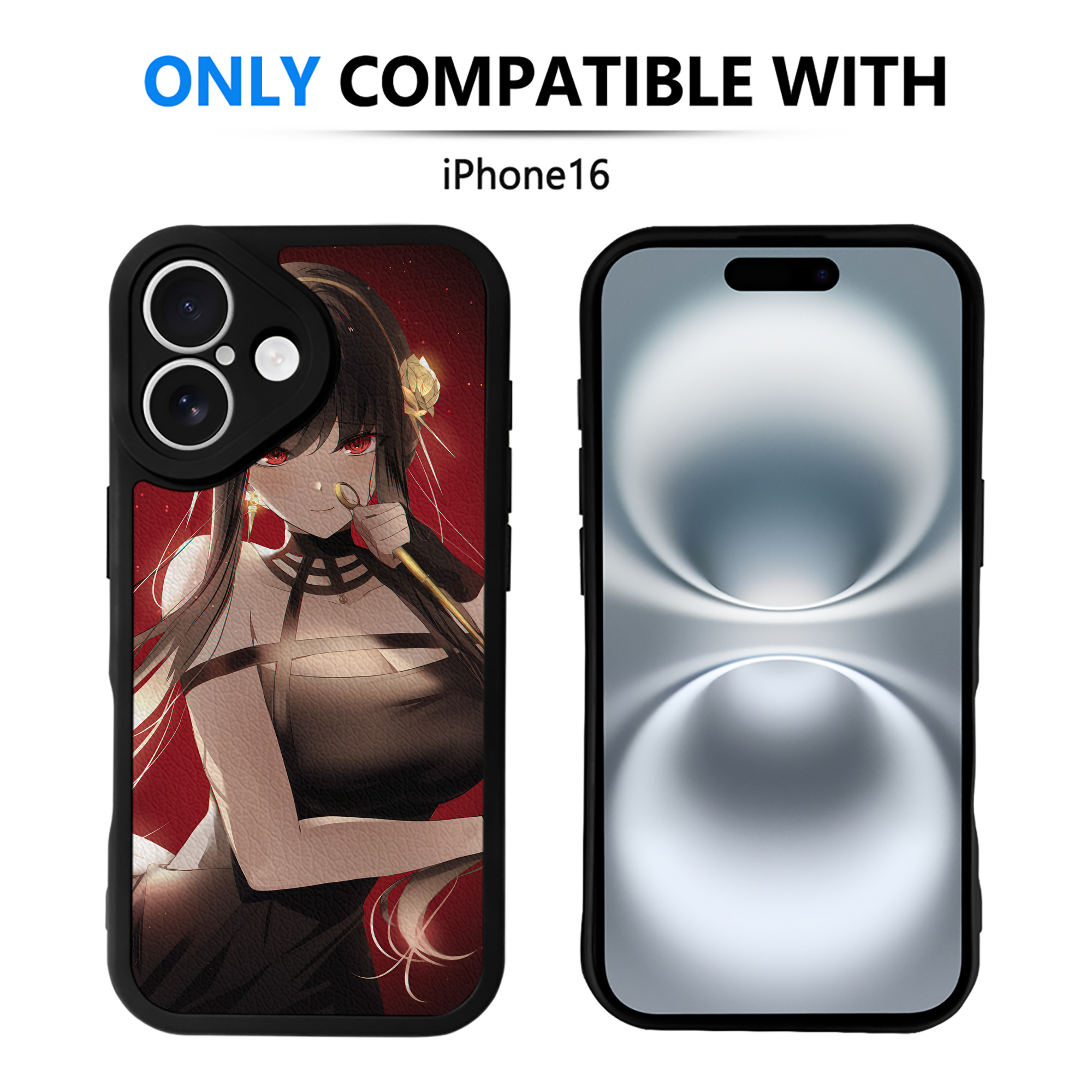 （画像用） SPY×FAMILY间谍家家酒 【iPhone 16シリーズ対応】シリコンスマホケース（レザー調） 材質：シリコン
